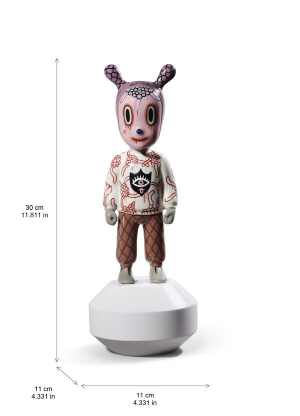 The Guest — Gary Baseman, малый, нумерованная серия — схема размеров — LLADRÓ 01007890
