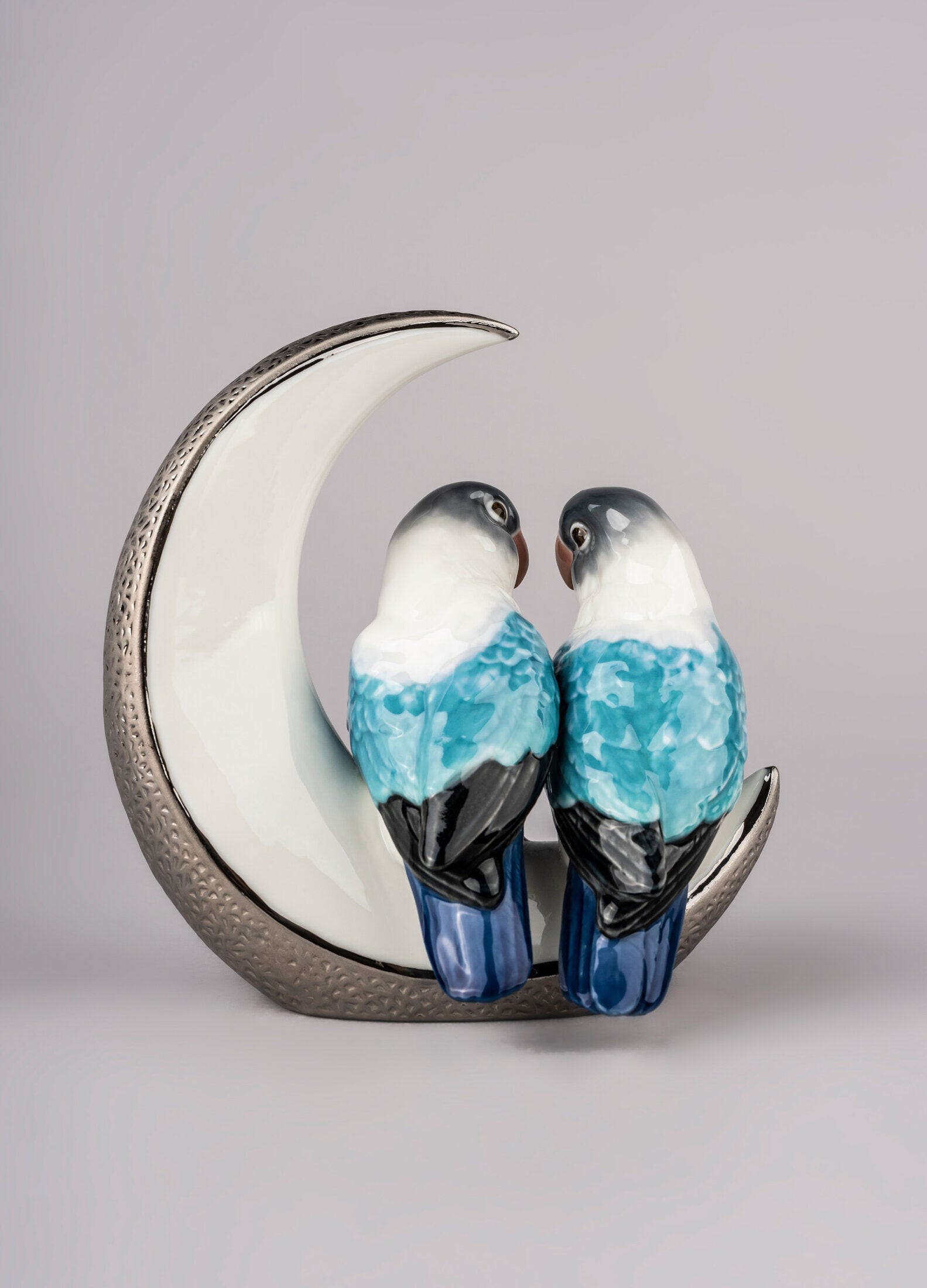 Полёт на Луну — птицы, серебряный люстр — изображение 4 — LLADRÓ 01008789