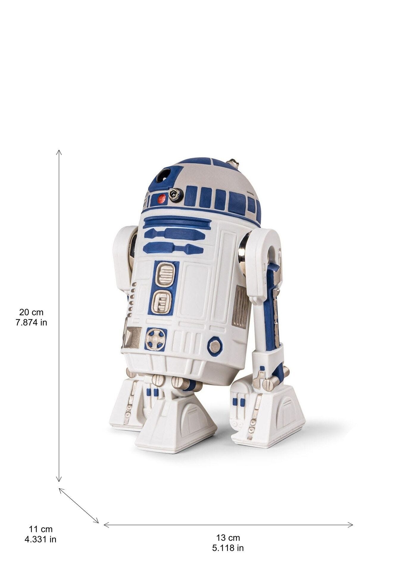 R2-D2 — схема размеров — LLADRÓ 01009736