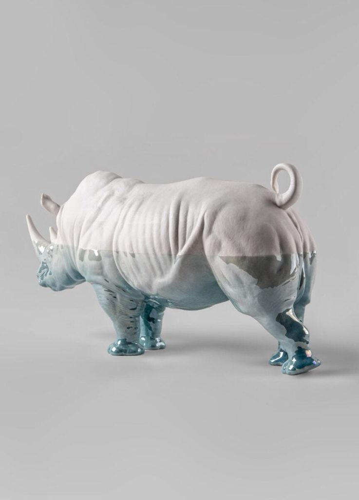 Носорог — Underwater — LLADRÓ 01009739, кадр фабричной галереи 5