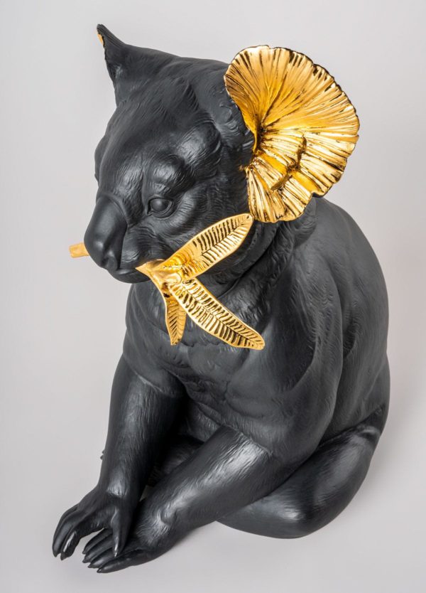 Коала — чёрный и золотой, лимитированная версия — изображение 4 — LLADRÓ 01009769