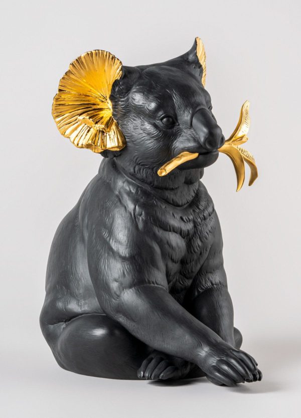 Коала — чёрный и золотой, лимитированная версия — изображение 5 — LLADRÓ 01009769