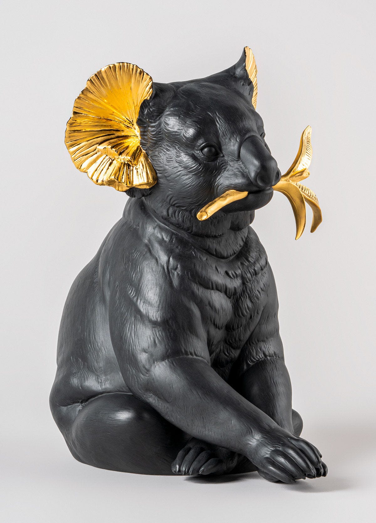 Коала — чёрный и золотой, лимитированная версия — изображение 5 — LLADRÓ 01009769