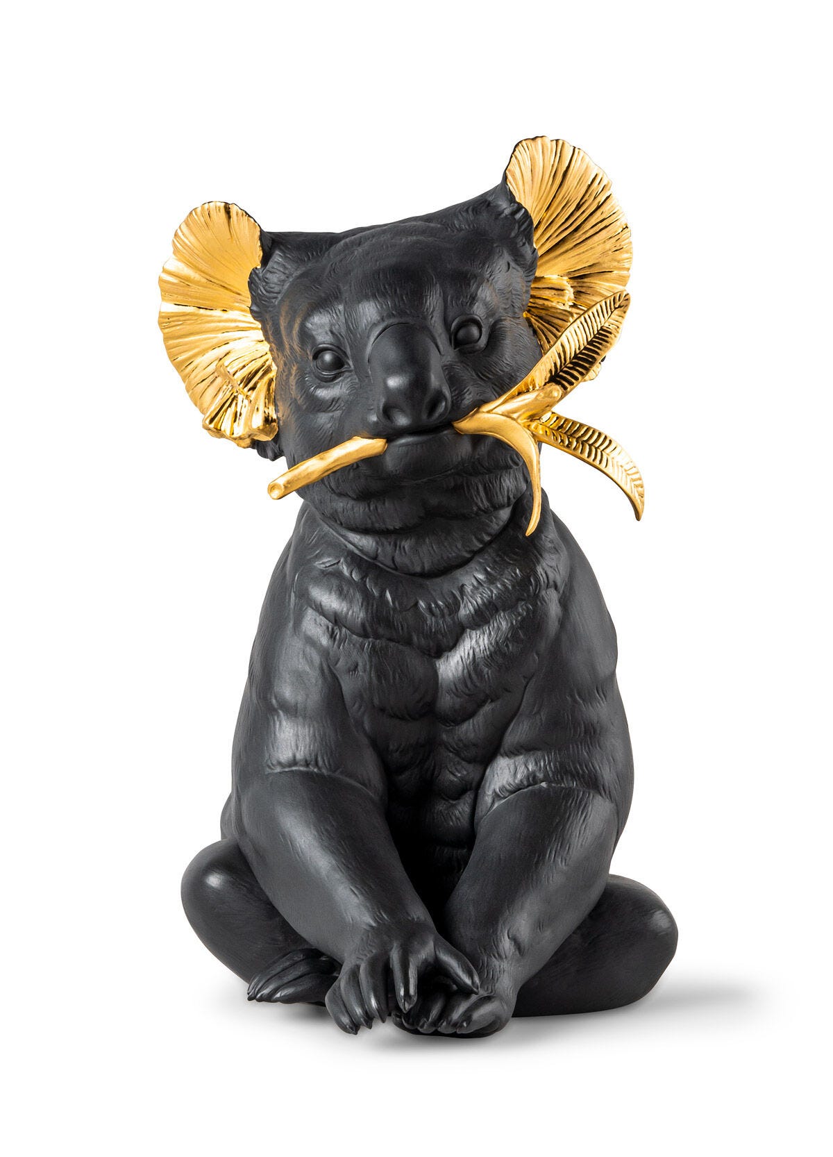 Коала — чёрный и золотой, лимитированная версия — изображение 1 — LLADRÓ 01009769
