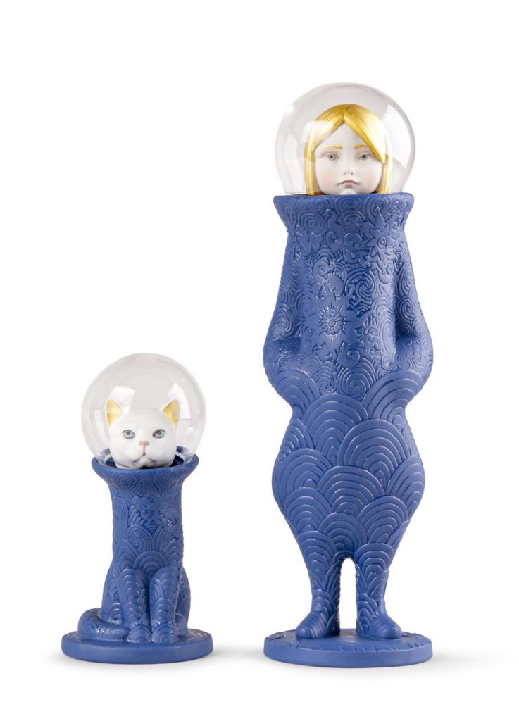 Космическая девочка и кот — изображение 1 — LLADRÓ 01009792